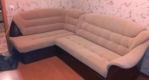 Перетяжка углового дивана. Лыткарино